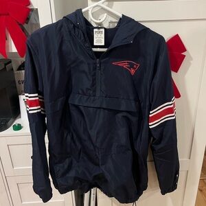 Patriots Navy Jacket size xs (PINK)